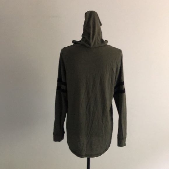 Torrid Game On Olive Green Strappy Football Hoodie Sz 0X - Picture 8 of 16